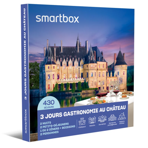 Smartbox Coffret 3 jours gastronomie au château