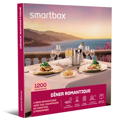 Smartbox Coffret Dîner Romantique