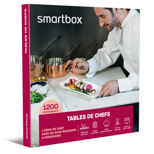 Smartbox Coffret Tables de chefs