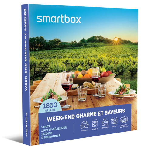 Smartbox Coffret Week-end charme et saveurs