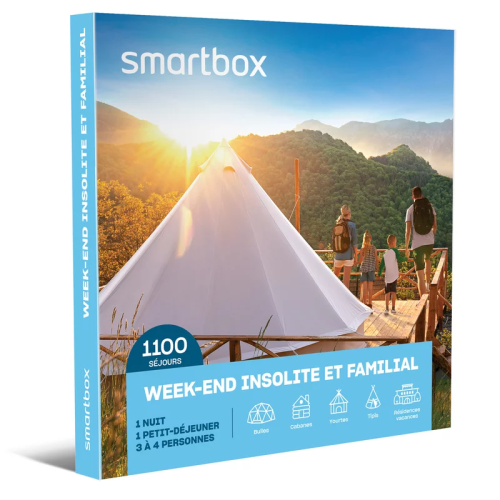 Smartbox Coffret Week-end insolite et familial